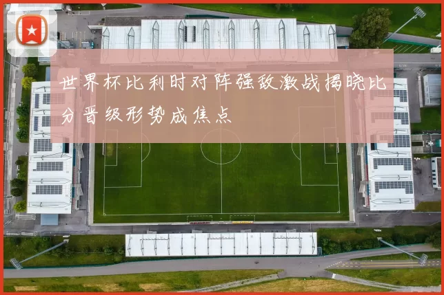 世界杯比利时对阵强敌激战揭晓比分晋级形势成焦点